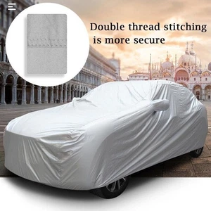 Full Car Cover Waterproof Rain Snow Dust Resistant Outdoor UV Protective Large - Picture 1 of 12