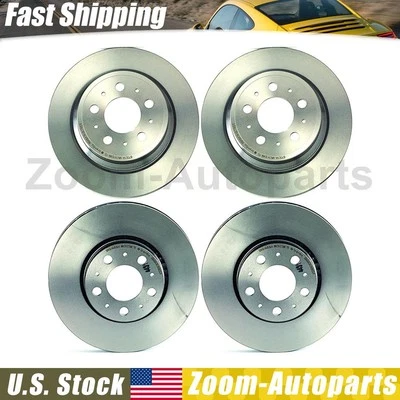 Rotores de freio dianteiro traseiro Brembo OE para 2001 2002 2003 2004 2005 Volvo V70 - Imagem 1 de 4