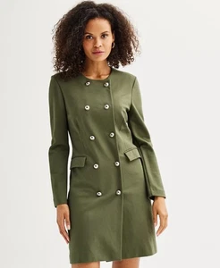 🔥 Abito blazer donna Nanette Lepore manica lunga stile militare taglia 6 🔥 - Foto 1 di 15