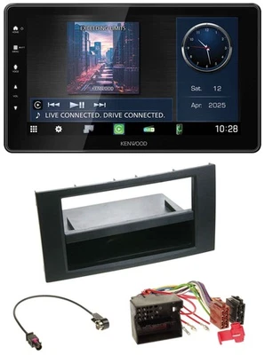 Kenwood MP3 Bluetooth USB DAB Autoradio für Ford Fusion Transit Kuga 05-12 schwa - Bild 1 von 4