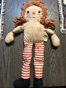🔥RARE Vintage 1940’s (‘47) Johnny Gruelle Raggedy Ann Doll Georgene Averil 16” - Picture 1 of 4