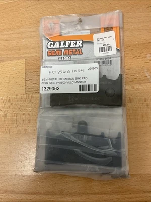 Galfer - FD156G1054 - 半金属刹车片 - 前 - 黑色 - ZX6 GSXR1000 ZX9 — 第 1/2 张图片