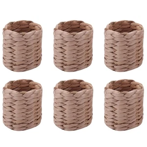 6 Pezzi Anelli Tovaglioli, Acqua Giacinto Porta Tovaglioli Anelli - Rustik5317 - Foto 1 di 10