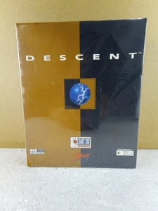 Descent PC Big Box 1995 Original Sealed DOS Version Interplay 3D Action Shooter - Picture 1 of 12