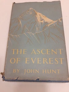 The Ascent of Everest - by John Hunt - 1954 Vintage hardback book Mountaineering - Picture 1 of 20