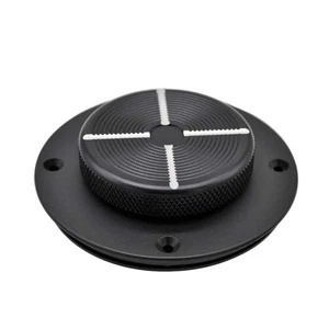 Tappo serbatoio a vite con adattatore per BMW K75 K100 alluminio nero - Picture 1 of 3