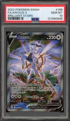 Pokemon Arceus V Brilliant Stars Full Alt Art #166 PSA 10 Gem Mint - Image 1 of 2
