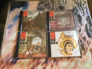 Lot 4 CD Point Classics Mozart Grieg Brahms Beethoven - Imagen 1 de 4