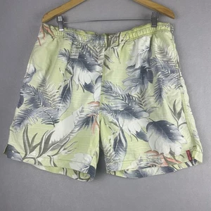 Tommy Bahama Relax Swim Trunks Mens Large L Floral Tropical Drawstring Dadcore - Picture 1 of 14