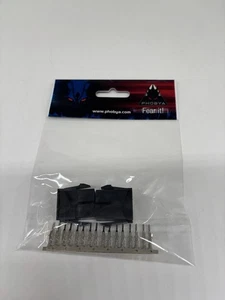 Phobya VGA Power Connector 8Pin Buchse inkl. 8 Pins - 2 Stück Black - Picture 1 of 5