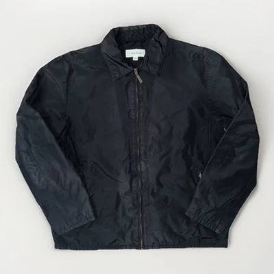 Chaqueta cortavientos Calvin Klein Harrington para hombre mediana negra cremallera completa Foto 1 de 3