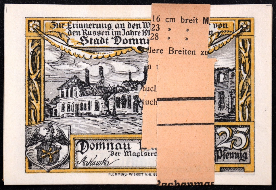 DOMNAU / DOMNOVO KALININGRAD 1921 Complete German Notgeld East Prussia Russia - Image 1 of 2