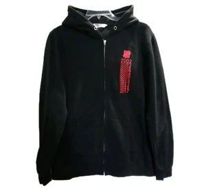 Undefeated UNDFTD Zip Hoodie Sweatshirt Jacke Schwarz Rot Logo Herren Gr. L XlNT - Bild 1 von 5