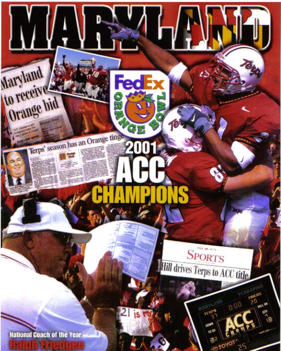 FOTO MARYLAND TERPS ORANGE BOWL 2001 ACC CHAMPIONS Foto 1 de 1