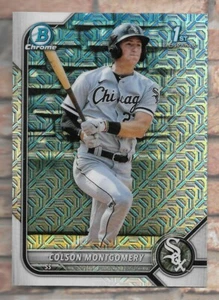 COLSON MONTGOMERY 2022 TOPPS BOWMAN CHROME MOJO 1ST ROOKIE RC #BCP-71 MLB SOX - Picture 1 of 2