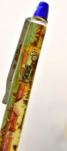 Stylo guêpe flottant 1925 voiture automobile mobile bleu Bennington VT flotteur vintage - Photo 1/4