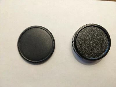 LTM Camera Body Cap + Rear Lens Cap Set for Leica L39 M39 39mm Screw Mount - Image 1 of 3