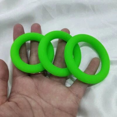 Cock Ring 3 件装软硬硅胶保持硬钢笔戒指持久 ED 男式 — 第 1/4 张图片