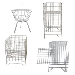 Retail Shop Supermarkets Stacking Shopping Baskets Metal Plastic Retail Display - Picture 1 of 11