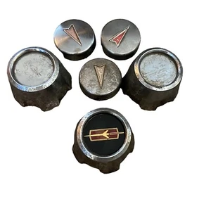 Lote De 6 Tapacubos Centrales De Colección 3 Pontiac 3 Oldsmobile 416393 Vehículo Clásico - Imagen 1 de 10