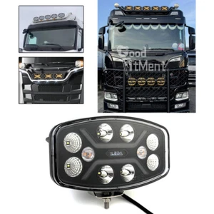 10" LED Work Spot Light Warning Lights Roof Driving Lamp IP68 For Scania Truck - Picture 1 of 13