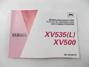 OEM 1992 YAMAHA XV535L XV500 OWNER USE MAINTENANCE MANUAL BOOK 3BT-28199-Y0 - Picture 1 of 2