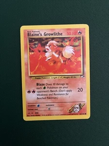 Pokemon Blaine's Growlithe 62/132 ENG Common Gym Heroes 1999 - Bild 1 von 2
