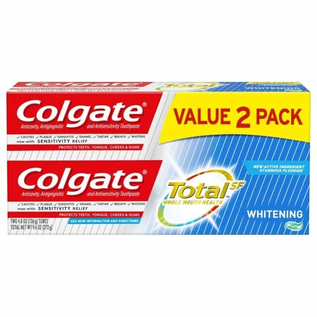 Colgate Total Whitening 4.8 oz Toothpaste - Pack of 2 - Image 1 of 1