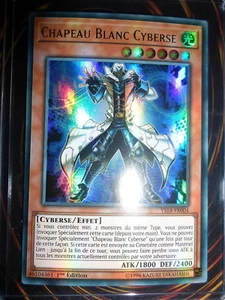YU-GI-OH! ULTRA RARE CHAPEAU BLANC CYBERSE YS18-FR004 NEUF EDITION 1 FRANCAIS - Bild 1 von 1