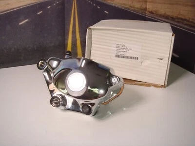 Abrazadera de freno delantera Harley XL 04-06 LH cromada 44121-04 V-Twin 23-0852 X9 Foto 1 de 4