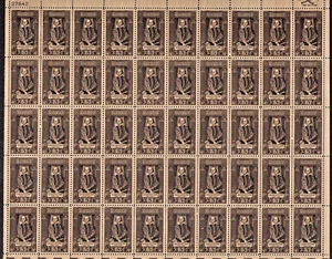 EAS_STAMPS US #1250 Mint Sheets F/VF LHH EST - Picture 1 of 1