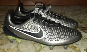 NIKE Magista Opus SG Metallic Pewter Black Soccer Cleats Boots NEW Mens 6.5 - Picture 1 of 6