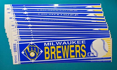 Milwaukee BREWERS   VINYL Bumper Sticker MLB by Wincraft LICENSED MADE IN U.S.A. - Image 1 of 4
