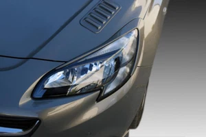 SCHEINWERFER AUGENBRAUEN FÜR OPEL/VAUXHALL CORSA E 3/5D (2014-2019) ABS KUNSTSTOFF - Bild 1 von 2