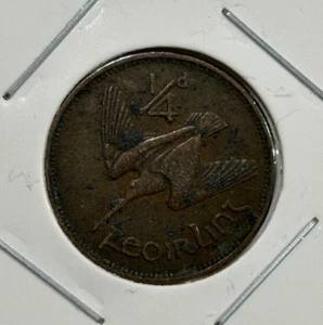 1931 Ireland Farthing / 1/4 Penny Coin - Bild 1 von 3
