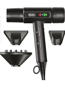 Hair Dryer, Lightweight, LED Display, Quiet Professional 3 Attachments Powerfull - Picture 1 of 7