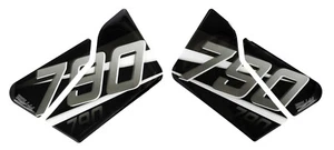 Depósito lateral almohadilla moto protección de pintura plata negro compatible para KTM 790 Duke - Imagen 1 de 6