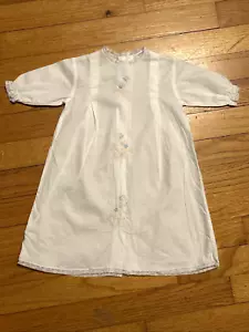 Vestido/vestido de día blanco bordado Aruluz recién nacido - Imagen 1 de 7