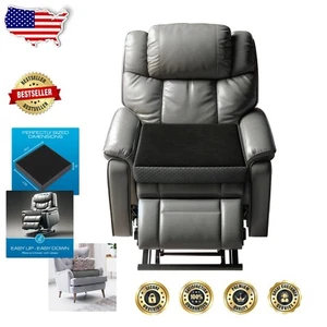Extra Large 20x20 Recliner Seat Cushion - Stylish Velvet Cover & Easy Care - Picture 1 of 10