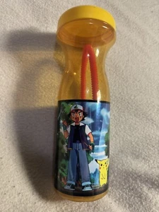 Pokemon Cup Nintendo 1999 Botella 1 Cuarto Vaso Vintage Ceniza Pikachu SIN USAR AÑOS 90 - Imagen 1 de 9