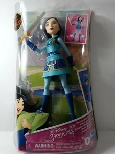 Disney Princess Warrior Moves Mulan Doll Hasbro 7 pieces included New Asian Gir - Picture 1 of 8