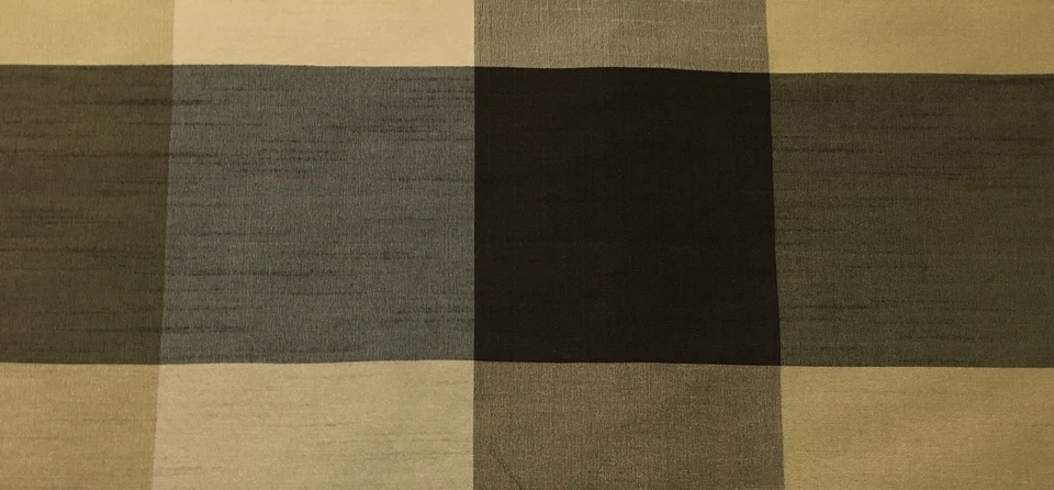 Tela Buffalo Check Imitación Seda Tela 54" Ancho para Decoración del Hogar, Muchos Colores Foto 1 de 1
