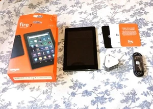 Fire 7 Tablet with Alexa, (9th Generation) -7 inch HD Display - 16Gb - Black - Picture 1 of 2