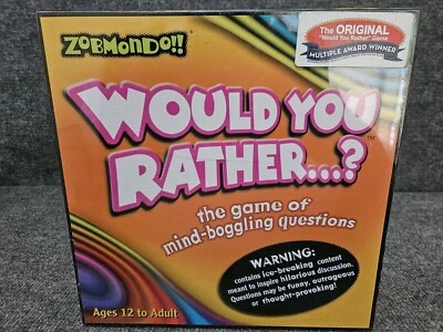 WOULD YOU RATHER...? The Game Of Mind-Boggling Questions - Image 1 of 3