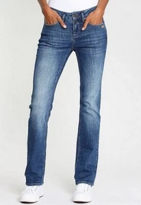 Pantalones vaqueros de mezclilla elásticos Gang Elisa Light corte bota ajuste azul usado - Imagen 1 de 2