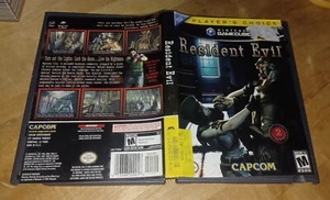 NINTENDO GAMECUBE RESIDENT EVIL w/CASE INSERT MANUAL GAMES/CDS HORROR RARE 2002 - Picture 1 of 2