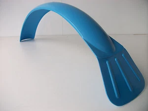 New Blue Trials Universal Front Mudguard Fender Bultaco Sherpa T Yamaha Ossa Swm - Picture 1 of 3