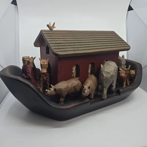 Wolf Creek 1987 Noah’s Ark w/10 Animals & Noah See Discription & Pics FREE SHIP - Picture 1 of 15