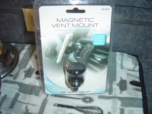 Universal Magnetic Cell Phone Mount Car Air Vent Holder Stand for Smartphones - Photo 1 sur 2