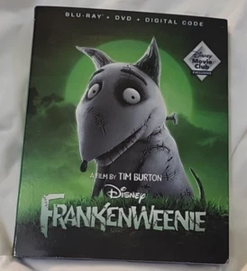Frankenweenie Blu-Ray DVD Digital Code Disney Movie Club Exclusive New Sealed - Picture 1 of 4